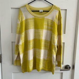 Cabi checkerboard pullover sweater